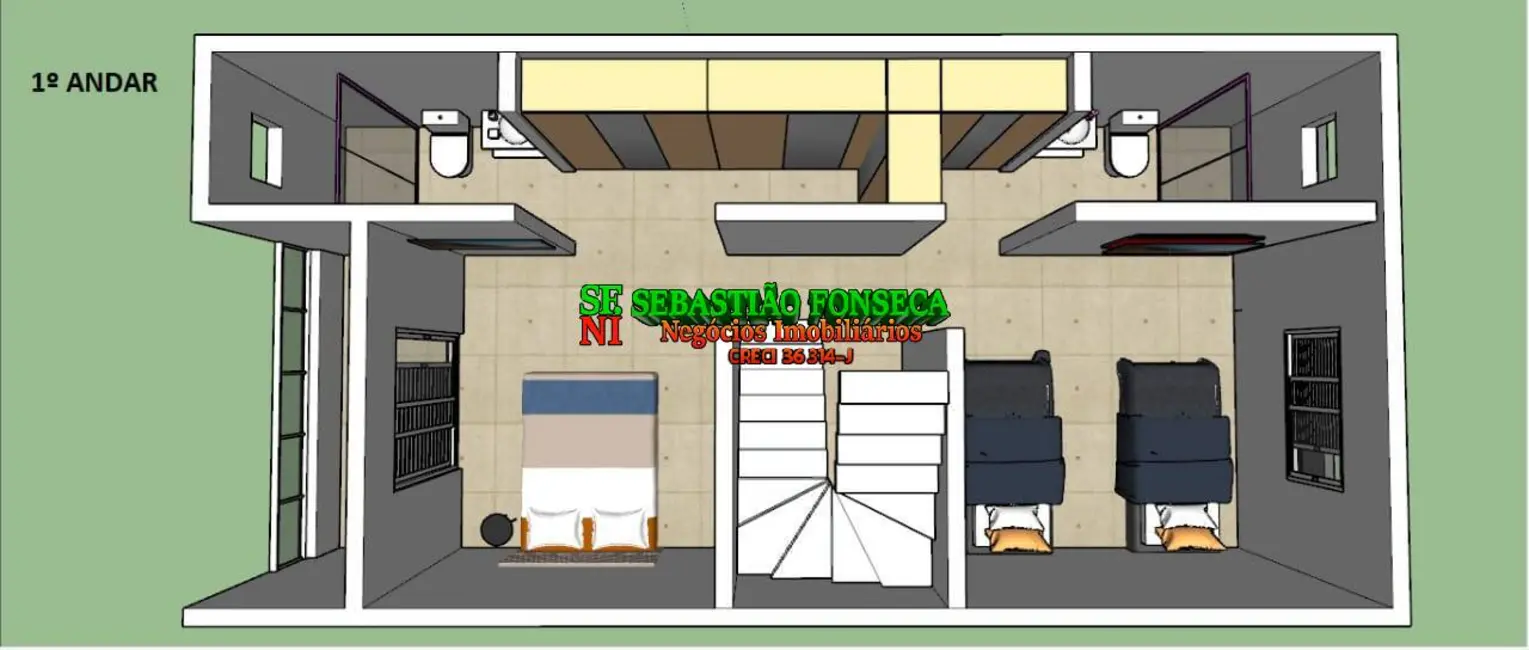 Foto 4 de Casa com 3 quartos à venda e para alugar em Massaguaçu, Caraguatatuba - SP