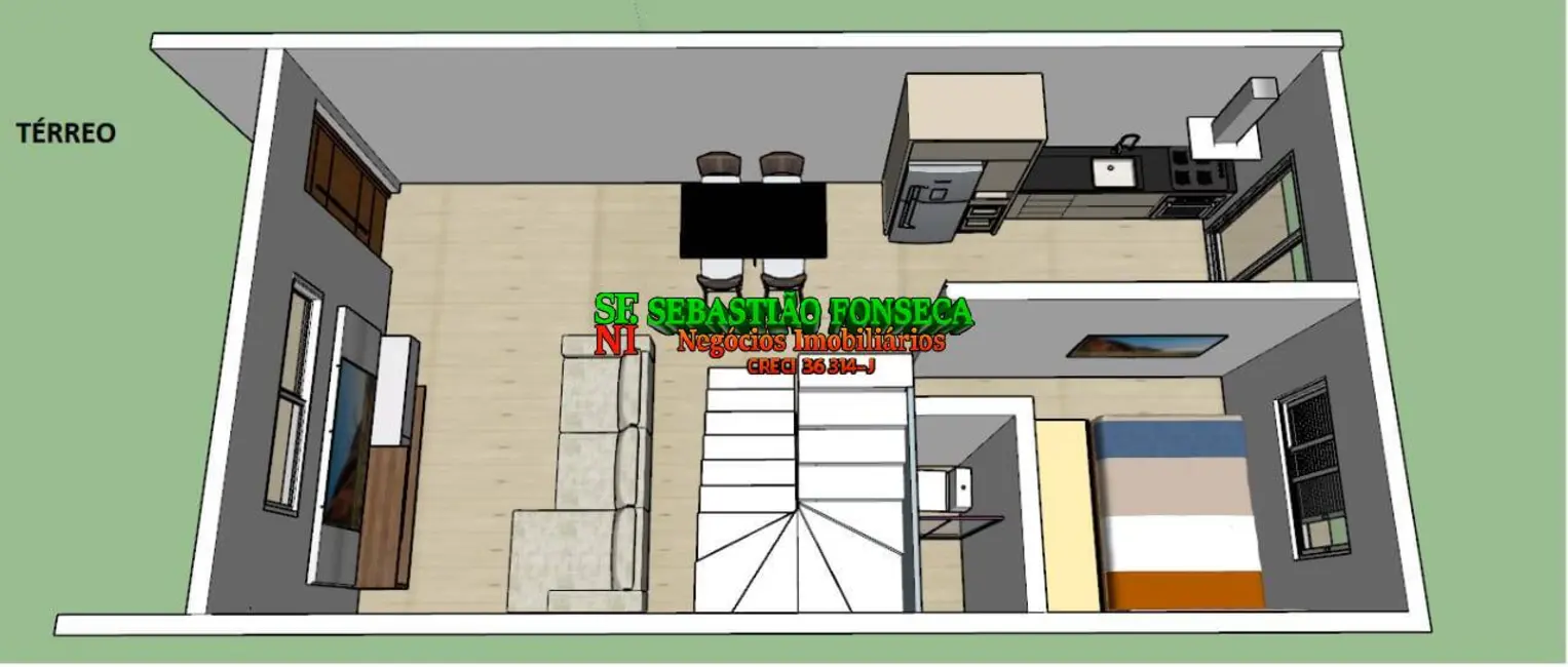 Foto 3 de Casa com 3 quartos à venda e para alugar em Massaguaçu, Caraguatatuba - SP