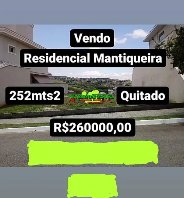 Foto 2 de Lote de Condomínio à venda, 252m2 em Sao Jose Dos Campos - SP