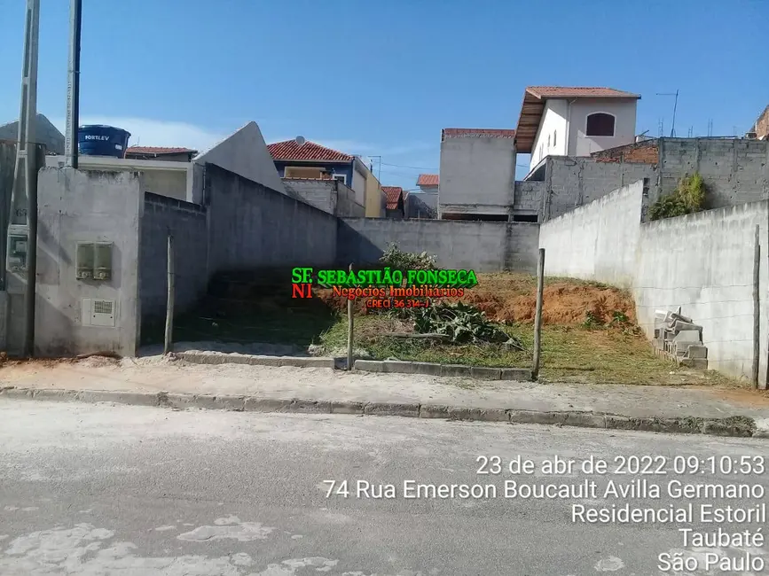 Foto 4 de Terreno / Lote à venda, 250m2 em Residencial Estoril, Taubate - SP