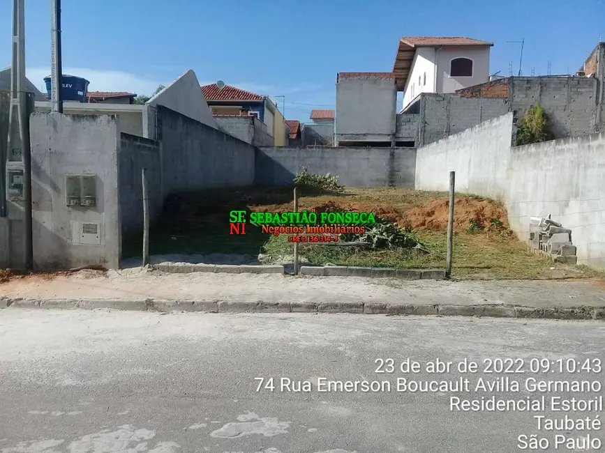 Foto 6 de Terreno / Lote à venda, 250m2 em Residencial Estoril, Taubate - SP