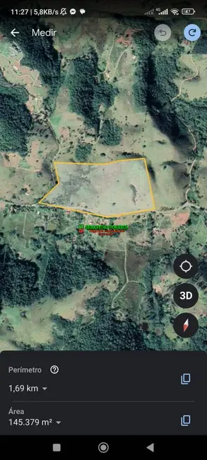 Foto 2 de Sítio / Rancho à venda, 14m2 em Paraibuna - SP