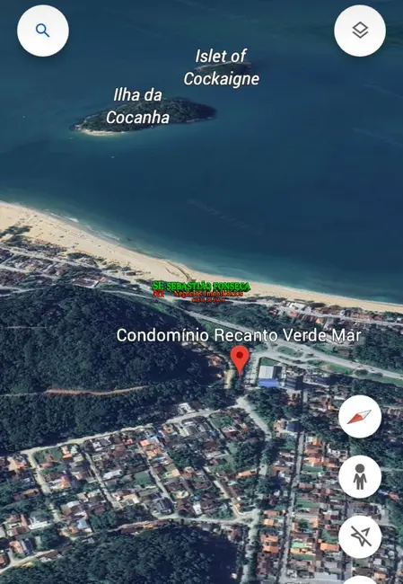 Foto 1 de Lote de Condomínio à venda, 418m2 em Verde Mar, Caraguatatuba - SP