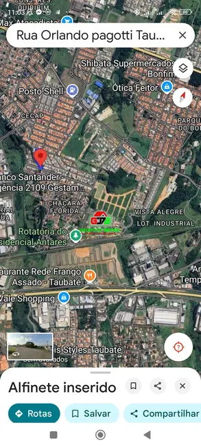 Foto 4 de Terreno / Lote à venda, 326m2 em Jardim Oásis, Taubate - SP