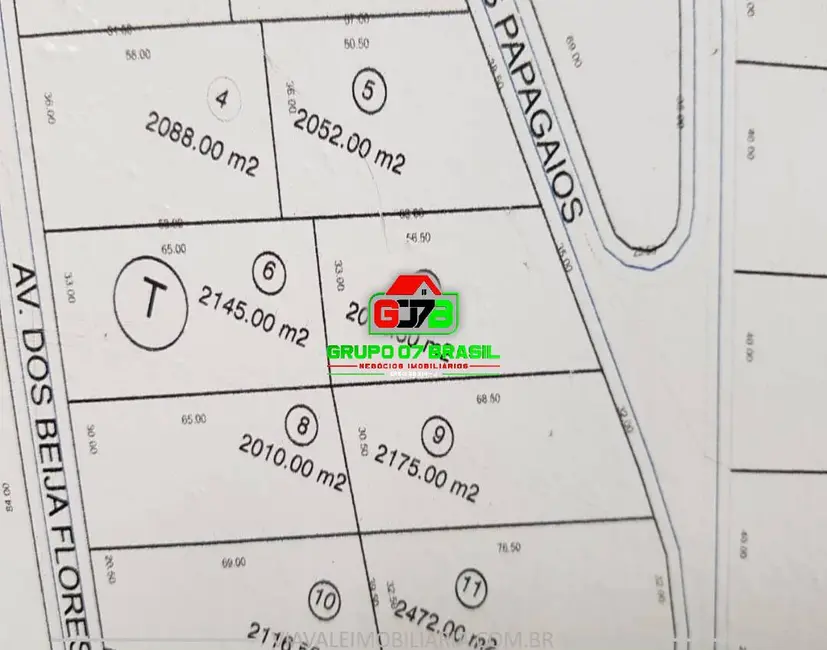 Foto 7 de Lote de Condomínio à venda, 2062m2 em Chácaras Condomínio Recanto Pássaros II, Jacarei - SP