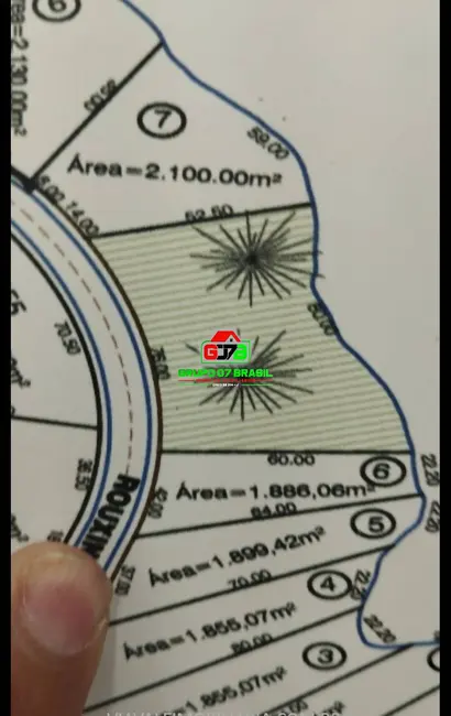 Foto 3 de Lote de Condomínio à venda, 1866m2 em Chácaras Condomínio Recanto Pássaros II, Jacarei - SP