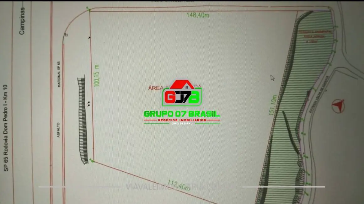 Foto 2 de Terreno / Lote à venda, 20000m2 em Chácaras Condomínio Recanto Pássaros II, Jacarei - SP