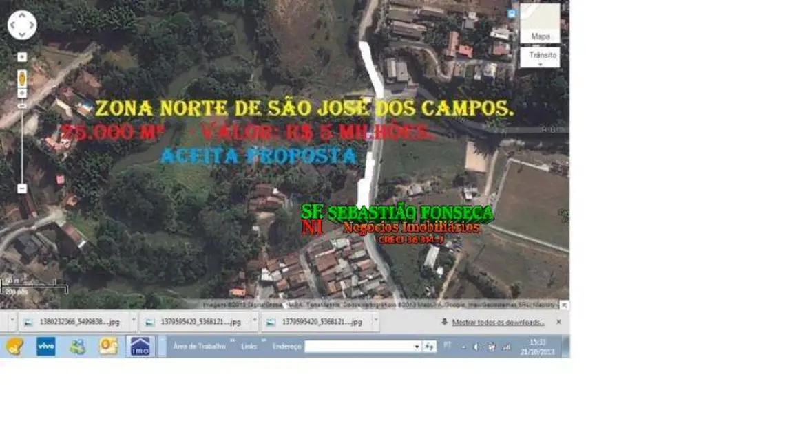 Foto 1 de Terreno / Lote à venda, 25900m2 em Sao Jose Dos Campos - SP