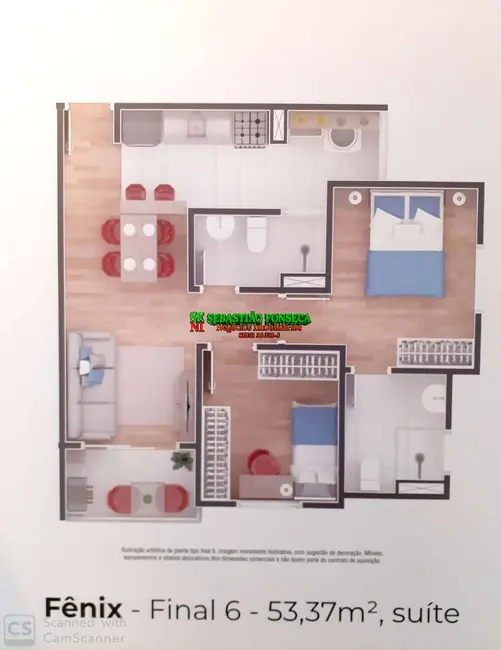 Apartamento com 2 quartos à venda e para alugar, 53m2 em Sao Jose Dos Campos - SP - imagem 3 Foto 3 de Apartamento com 2 quartos à venda e para alugar, 53m2 em Sao Jose Dos Campos - SP