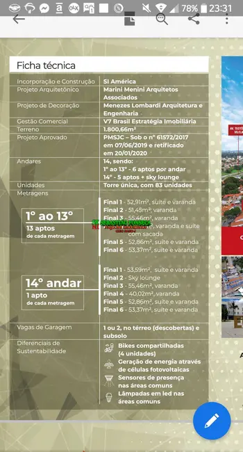 Apartamento com 2 quartos à venda e para alugar, 53m2 em Sao Jose Dos Campos - SP - imagem 6 Foto 6 de Apartamento com 2 quartos à venda e para alugar, 53m2 em Sao Jose Dos Campos - SP
