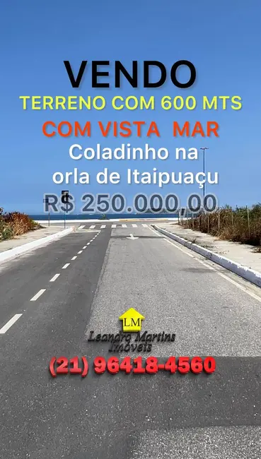 Foto 3 de Terreno / Lote à venda, 600m2 em Marica - RJ