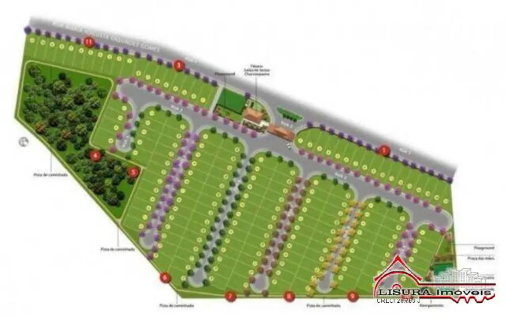 Foto 3 de Lote de Condomínio à venda, 270m2 em Santa Cruz dos Lázaros, Jacarei - SP