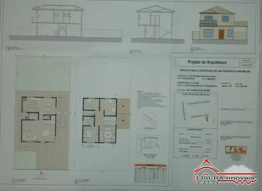 Foto 1 de Casa com 3 quartos à venda, 177m2 em Jacarei, SP