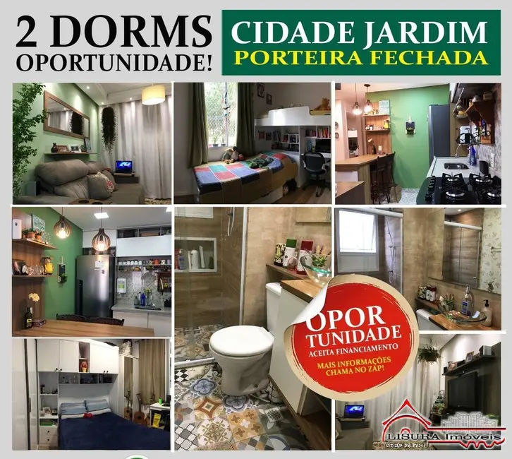 Foto 1 de Apartamento com 2 quartos à venda, 46m2 em Cidade Jardim, Jacarei - SP