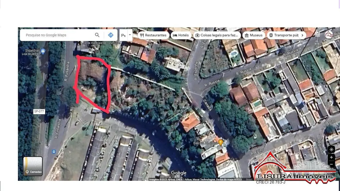 Foto 3 de Terreno / Lote à venda, 600m2 em Jardim Colônia, Jacarei - SP
