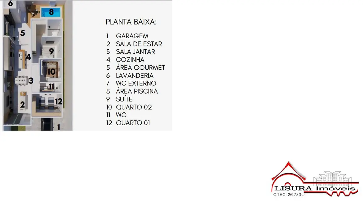 Foto 2 de Casa com 3 quartos à venda, 179m2 em Loteamento Villa Branca, Jacarei - SP