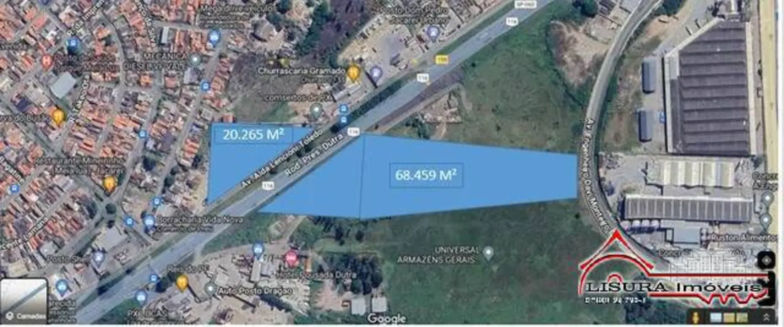 Foto 5 de Terreno / Lote à venda, 68459m2 em Parque Meia Lua, Jacarei - SP