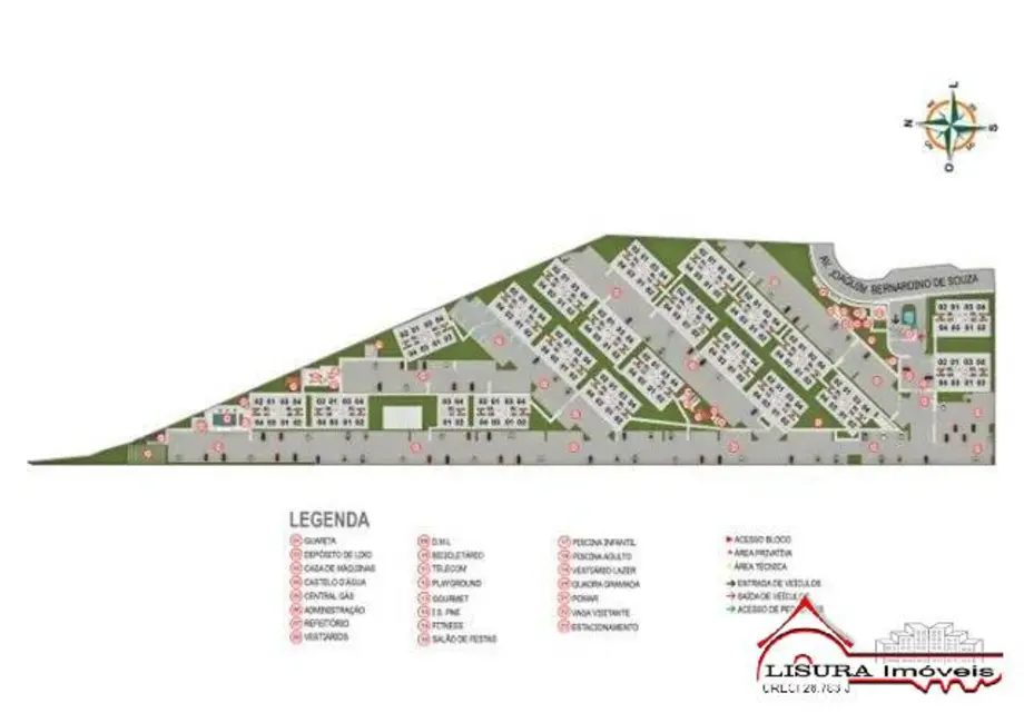 Foto 3 de Apartamento com 2 quartos à venda, 39m2 em Vila Nova Aliança, Jacarei - SP