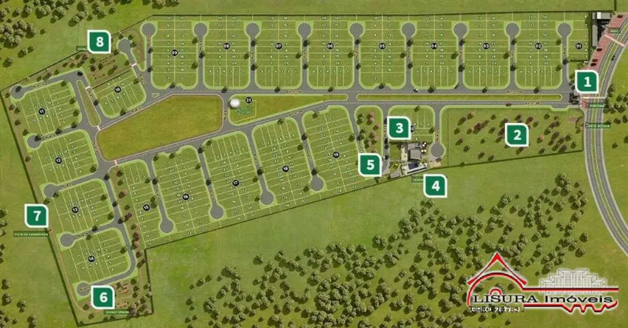 Foto 2 de Lote de Condomínio à venda, 200m2 em Jardim Jacinto, Jacarei - SP