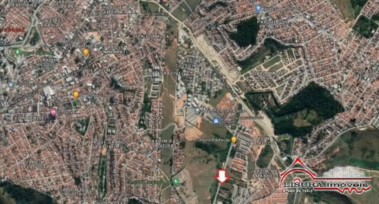 Foto 3 de Terreno / Lote à venda, 3915m2 em Parque Santo Antônio, Jacarei - SP