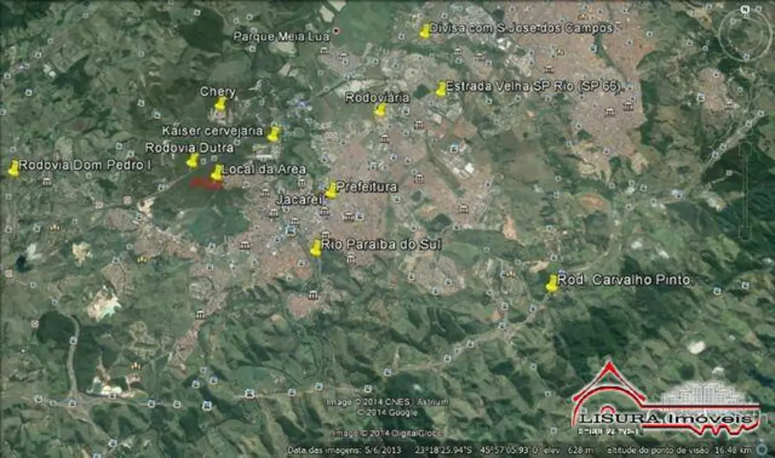 Foto 8 de Terreno / Lote à venda, 121000m2 em Jardim Emília, Jacarei - SP