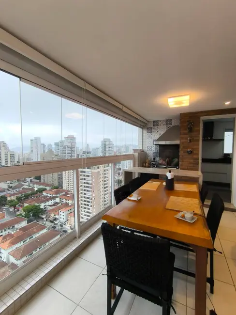 Foto 5 de Apartamento com 3 quartos à venda, 131m2 em Embaré, Santos - SP