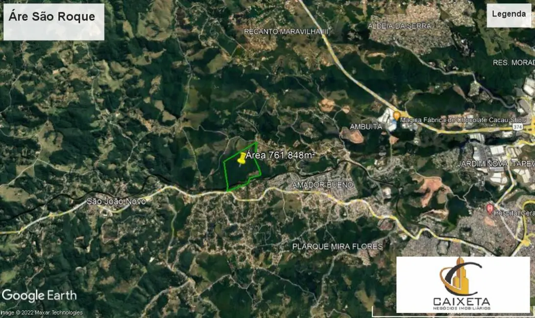 Foto 3 de Terreno / Lote à venda, 761848m2 em Centro (São João Novo), Sao Roque - SP