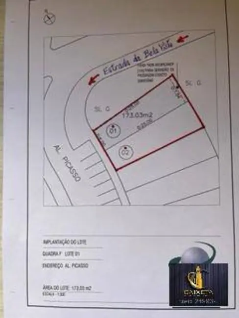 Foto 6 de Terreno / Lote à venda, 350m2 em Alphaville, Santana De Parnaiba - SP