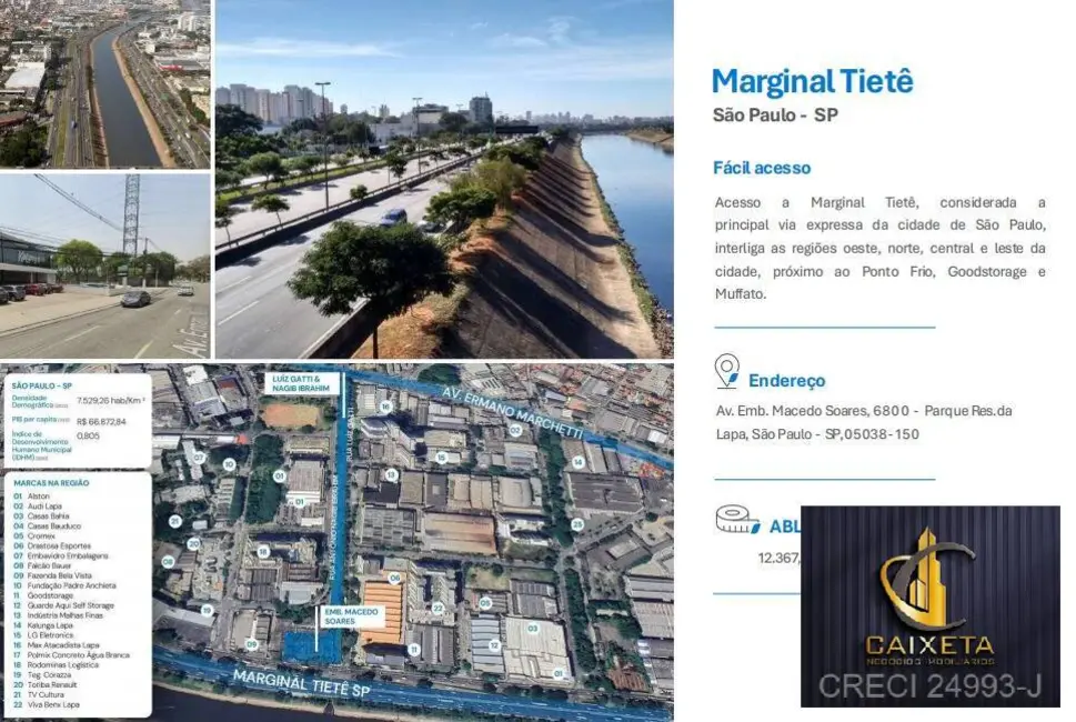 Foto 2 de Sala Comercial à venda e para alugar, 10000m2 em Parque Industrial Tomas Edson, São Paulo - SP