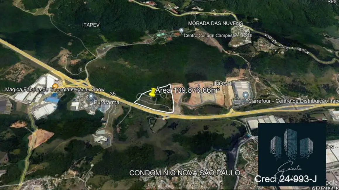 Sala Comercial à venda, 139877m2 em Ingahi, Itapevi - SP - imagem 2 Foto 2 de Sala Comercial à venda, 139877m2 em Ingahi, Itapevi - SP