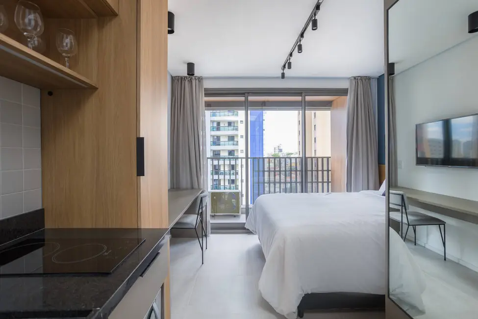Apartamento com 1 quarto à venda, 25m2 em Vila Regente Feijó, São Paulo - SP - imagem 3 Foto 3 de Apartamento com 1 quarto à venda, 25m2 em Vila Regente Feijó, São Paulo - SP
