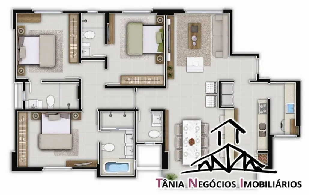 Foto 8 de Apartamento com 3 quartos à venda, 135m2 em Centro, Balneario Camboriu - SC