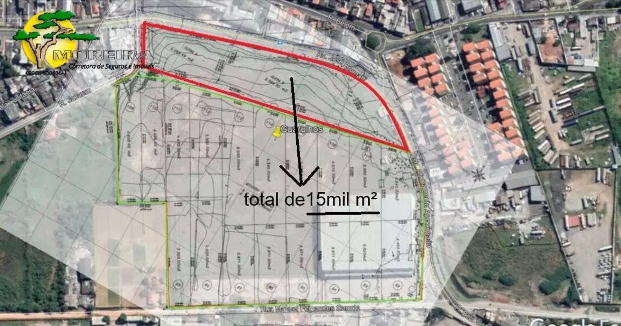 Foto 1 de Terreno / Lote à venda, 15000m2 em Jardim Presidente Dutra, Guarulhos - SP