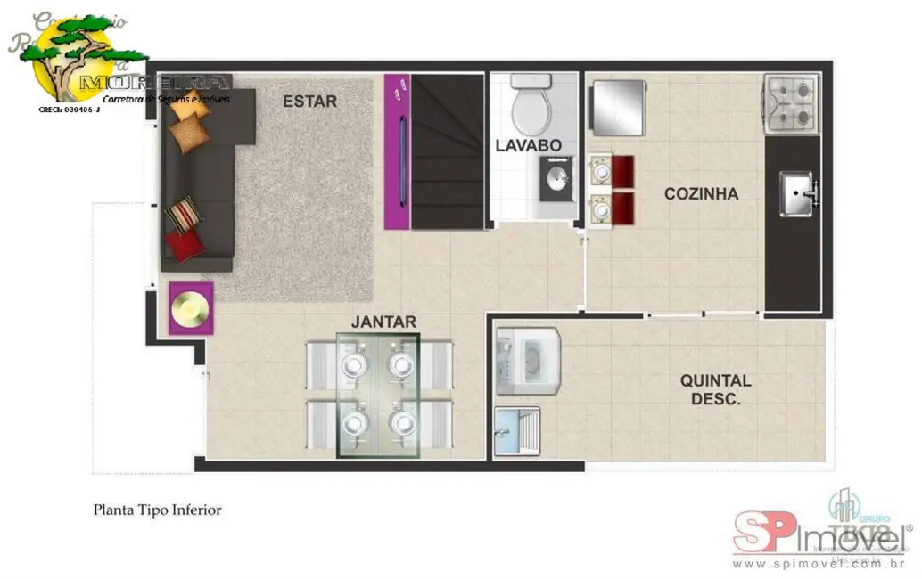 Casa de Condomínio com 2 quartos à venda, 60m2 em Tremembé, São Paulo - SP - imagem 5 Foto 5 de Casa de Condomínio com 2 quartos à venda, 60m2 em Tremembé, São Paulo - SP