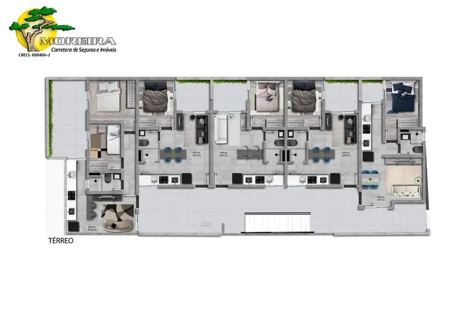 Foto 5 de Apartamento com 1 quarto à venda, 30m2 em Vila Nova Carolina, São Paulo - SP