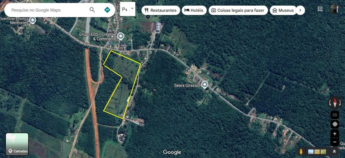 Foto 1 de Terreno / Lote à venda, 91000m2 em Sao Francisco Do Sul - SC