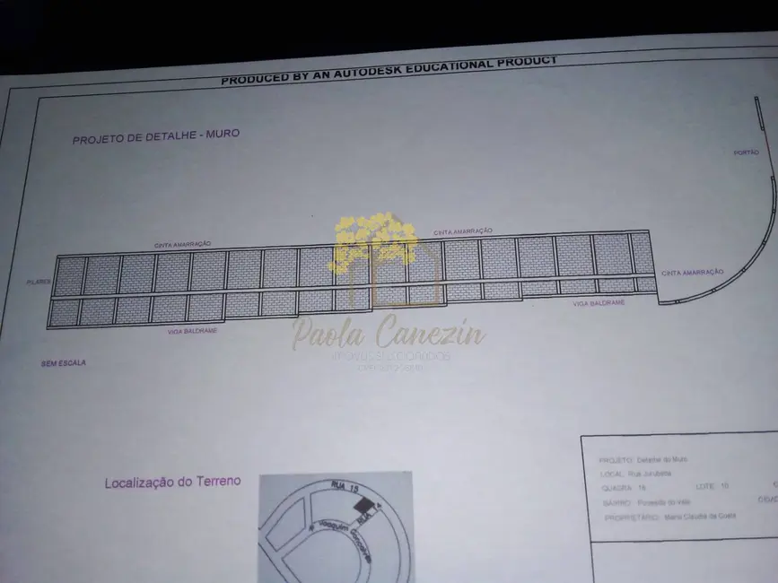 Terreno / Lote à venda, 675m2 em Sao Jose Dos Campos - SP - imagem 5 Foto 5 de Terreno / Lote à venda, 675m2 em Sao Jose Dos Campos - SP