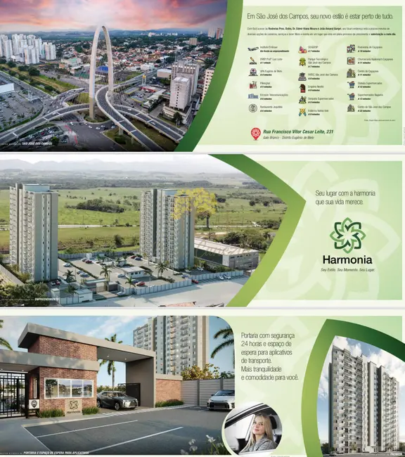 Foto 4 de Apartamento com 2 quartos à venda, 46m2 em Sao Jose Dos Campos - SP