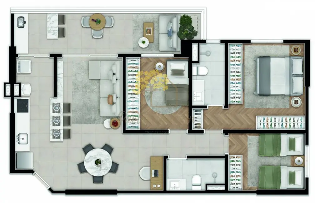 Foto 7 de Apartamento com 3 quartos à venda, 4570m2 em Sao Jose Dos Campos - SP
