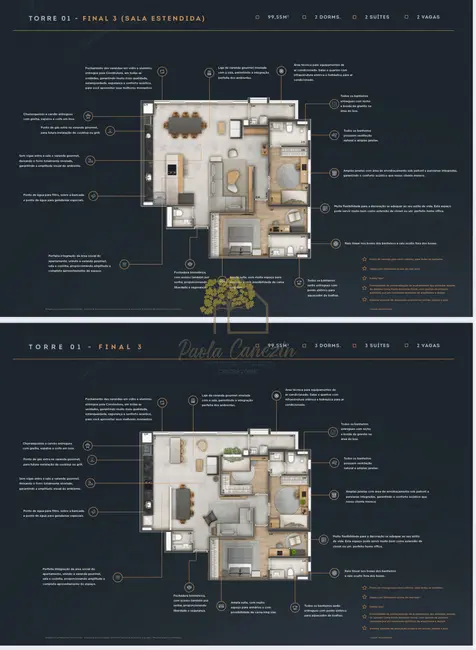 Foto 9 de Apartamento com 2 quartos à venda, 75m2 em Sao Jose Dos Campos - SP