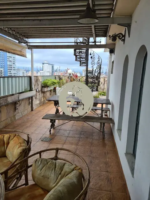 Foto 6 de Cobertura com 4 quartos à venda, 367m2 em Ponta da Praia, Santos - SP