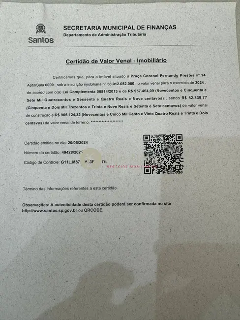 Armazém / Galpão à venda, 342m2 em Estuário, Santos - SP - imagem 7 Foto 7 de Armazém / Galpão à venda, 342m2 em Estuário, Santos - SP
