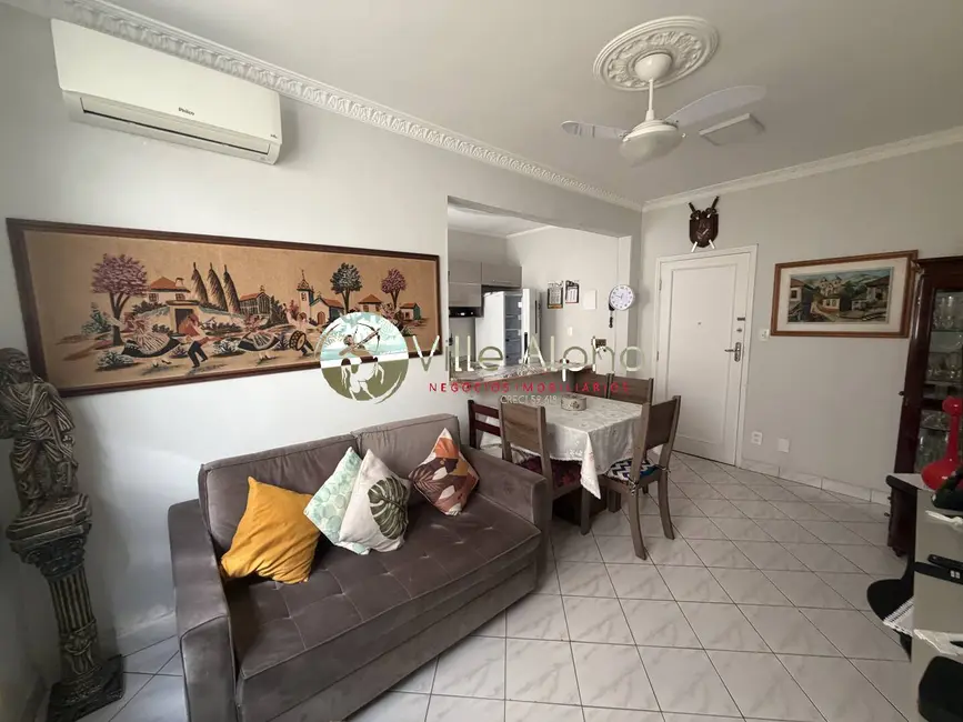 Foto 2 de Apartamento com 1 quarto à venda e para alugar, 50m2 em Gonzaga, Santos - SP