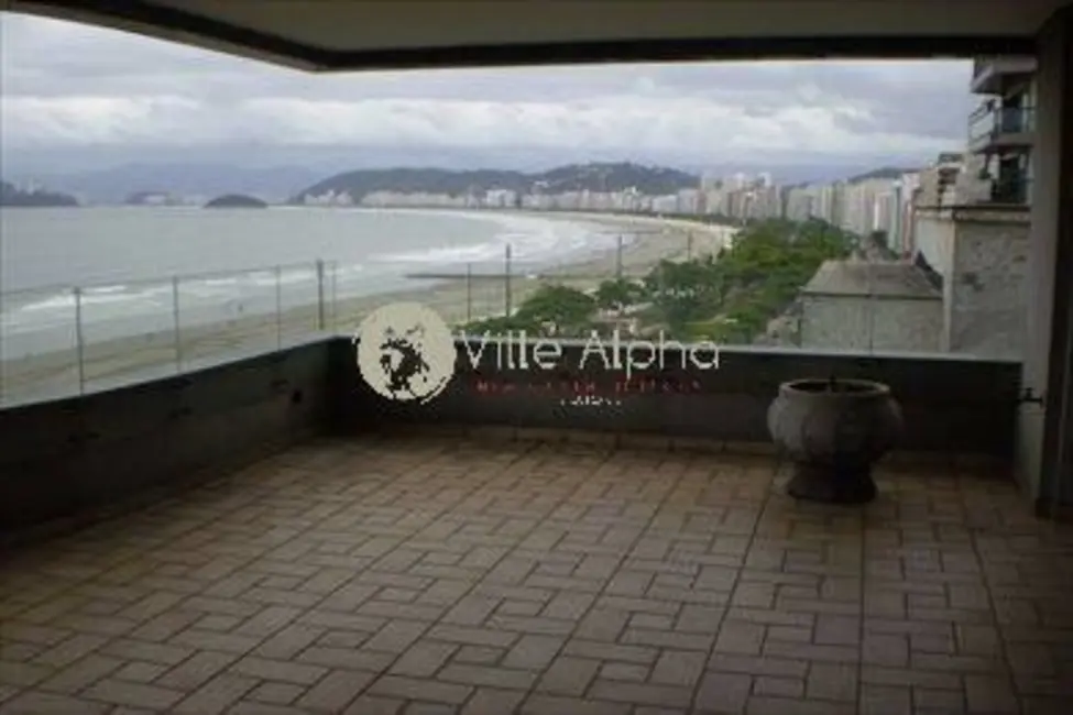 Foto 4 de Apartamento com 4 quartos à venda, 394m2 em Ponta da Praia, Santos - SP