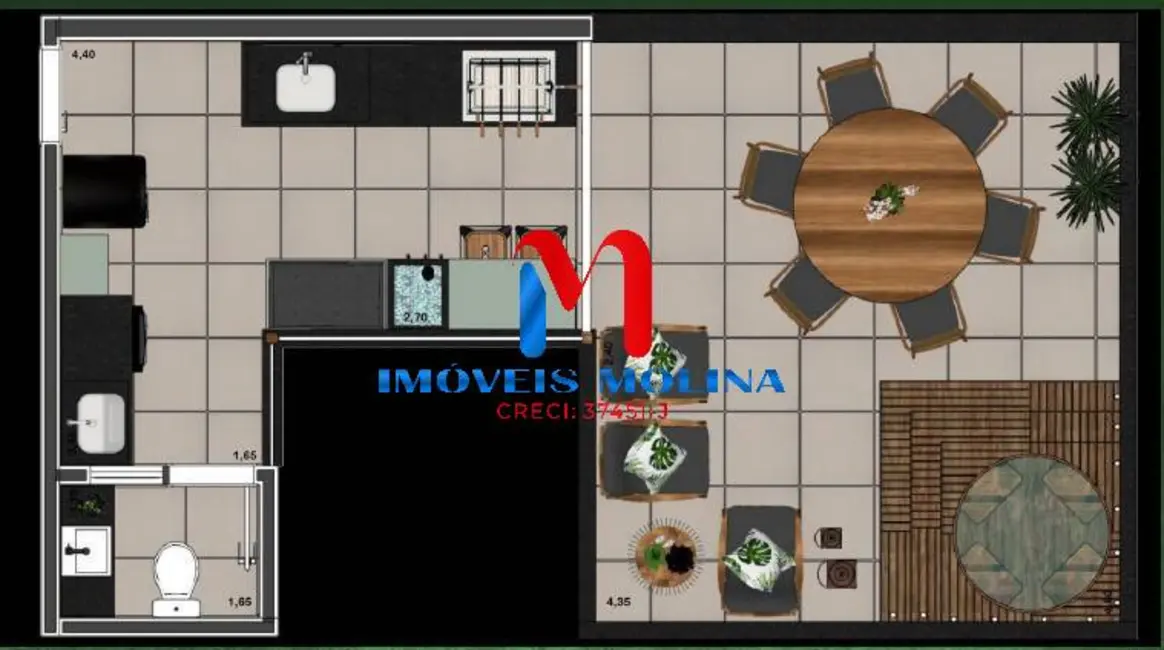 Foto 3 de Apartamento com 2 quartos à venda, 75m2 em Santa Maria, Santo Andre - SP