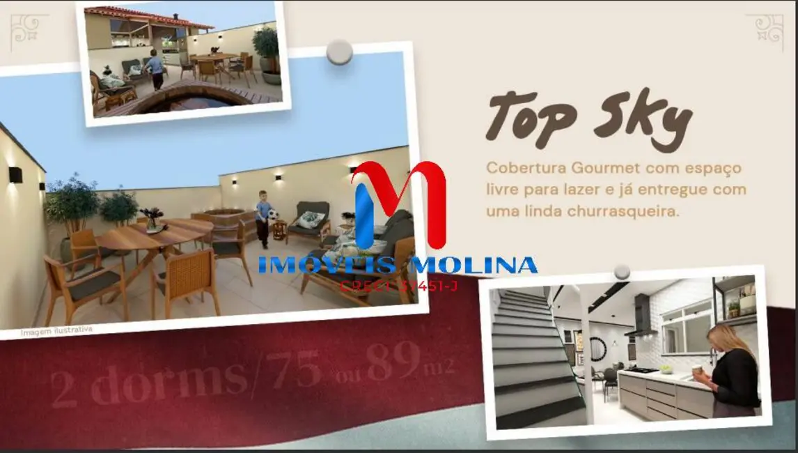 Foto 8 de Apartamento com 2 quartos à venda, 75m2 em Santa Maria, Santo Andre - SP