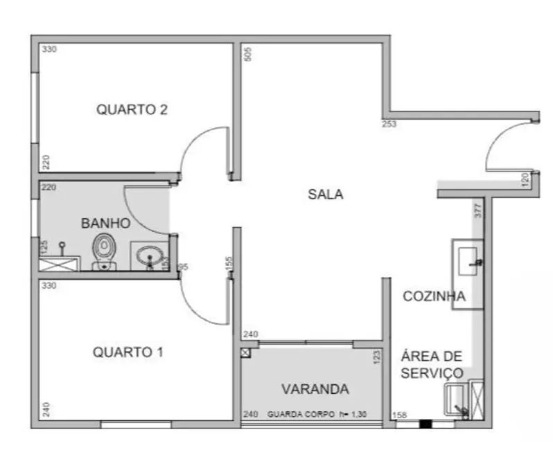 Foto 9 de Apartamento com 2 quartos à venda, 50m2 em Vila Metalúrgica, Santo Andre - SP