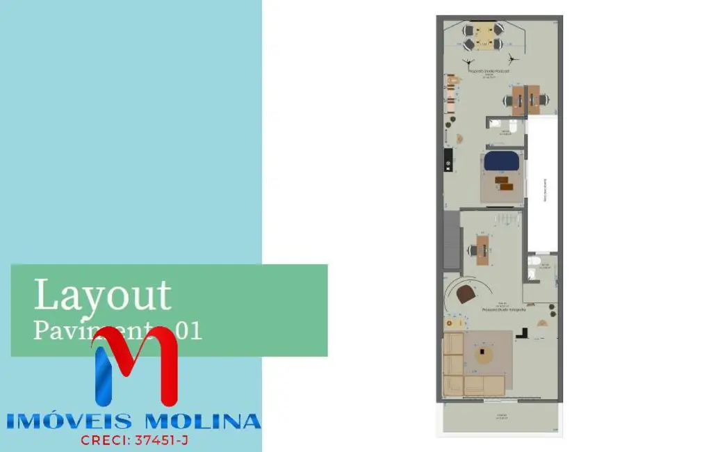 Foto 4 de Sala Comercial para alugar, 300m2 em Parque Fongaro, São Paulo - SP