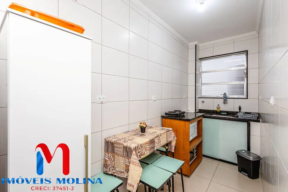 Foto 4 de Apartamento com 1 quarto à venda, 28m2 em Canto do Forte, Praia Grande - SP