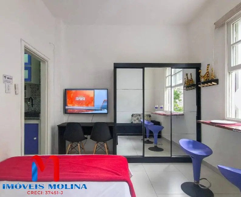 Foto 1 de Apartamento com 1 quarto à venda, 23m2 em Ocian, Praia Grande - SP